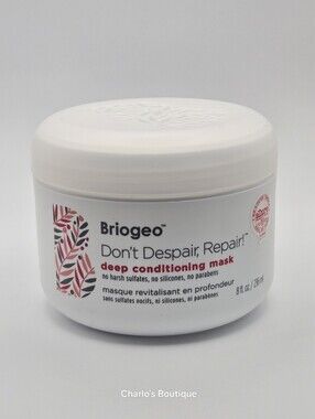 Briogeo Don't Despair Repair Deep Conditioning Hair Mask 8 oz NEW SEALED